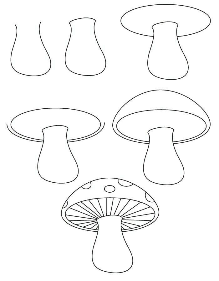 Drawing mushroom